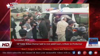 SP Tahir Khan Dawar laid to rest amid tears, tribute in Peshawar