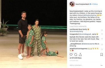 Kourtney Kardashian spends Thanksgiving with Scott Disick