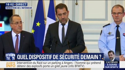 Gilets jaunes: 5.174 personnes ont manifesté en France ce vendredi, selon Christophe Castaner