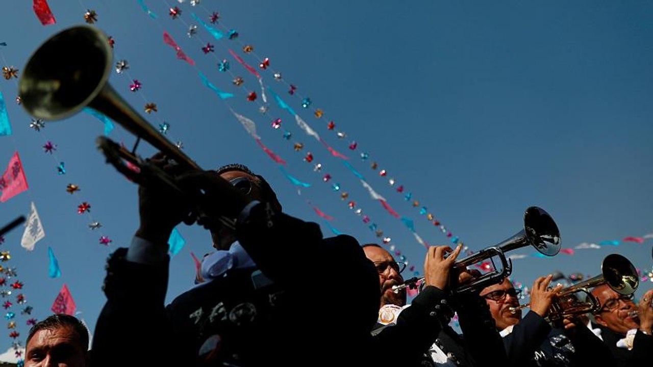Mariachi Feier in Mexiko-Stadt
