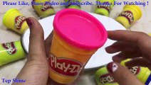Mixing Play Doh into Fluffy Slime - Most Satisfying Slime Videos !! Tep Slime