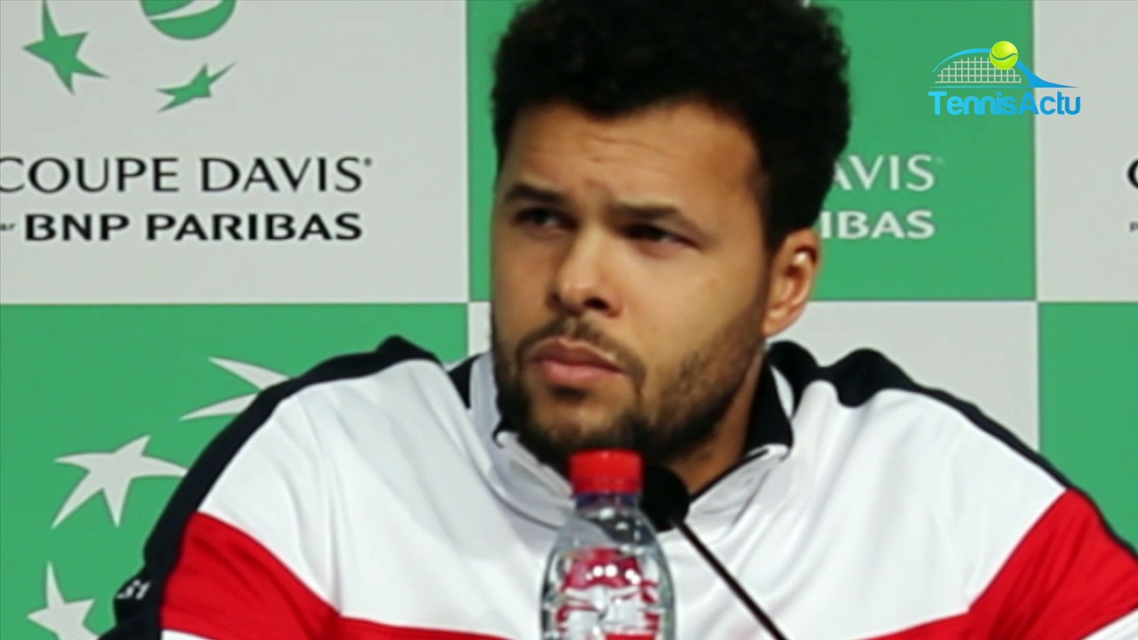 Coupe Davis 2018 - France-Croatie - Jo-Wilfried Tsonga est blessé : "Je ne sais pas si je pourrai jouer dimanche"
