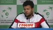 Tsonga «Pas concevable d'abandonner» - Tennis - Coupe Davis