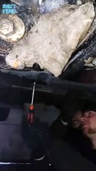 Спасение котенка