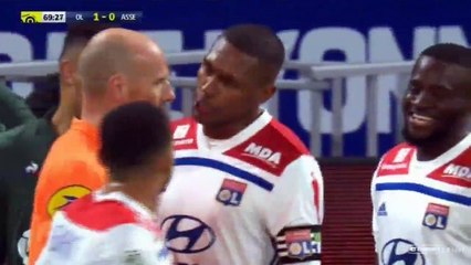 Rafael Da Silva RED CARD -  Lyon vs Saint Etienne 1-0 23/11/2018