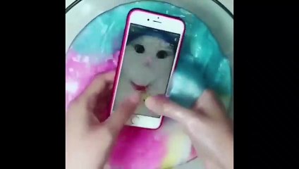 Jiggly Water Slime - Most Satisfying ASMR Video!