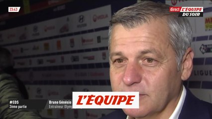 Genesio «Important de l'emporter dans la difficulté» - Foot - L1 - OL
