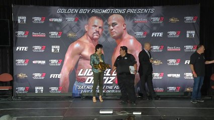 Liddell vs Ortiz 3 Official weigh-in