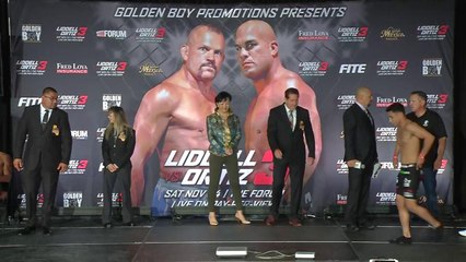 Liddell vs Ortiz 3 Official weigh-in