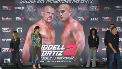 Liddell vs Ortiz 3 Official weigh-in