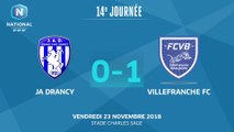 J14 : JA Drancy – Villefranche FC (0-1), le résumé