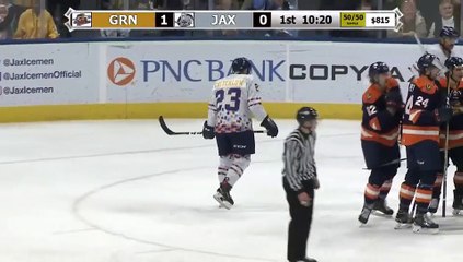 ECHL Greenville Swamp Rabbits 5 at Jacksonville Icemen 4