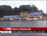 Kapal Membawa WNI Tenggelam di Laut Johor, 3 Tewas