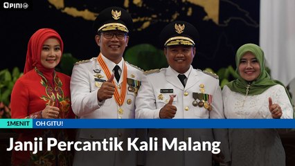#1MENIT | Janji Percantik Kali Malang