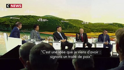 Poutine propose de signer la paix avec le Japon