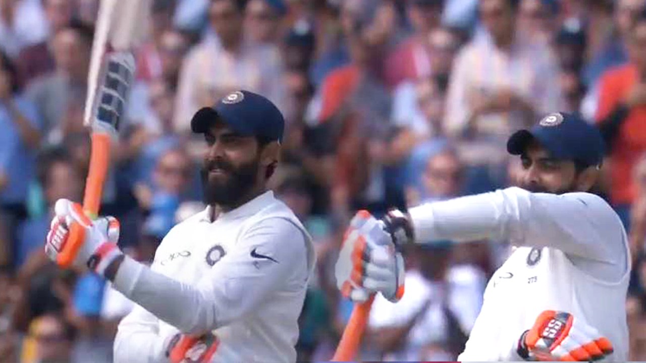 India Vs England 5th Test: Ravindra Jadeja celebrates fifty in his Rajput Style | वनइंडिया हिंदी