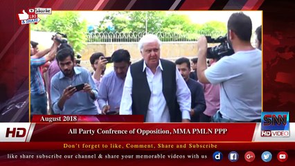 All Party Confrence of Opposition, MMA PMLN PPP