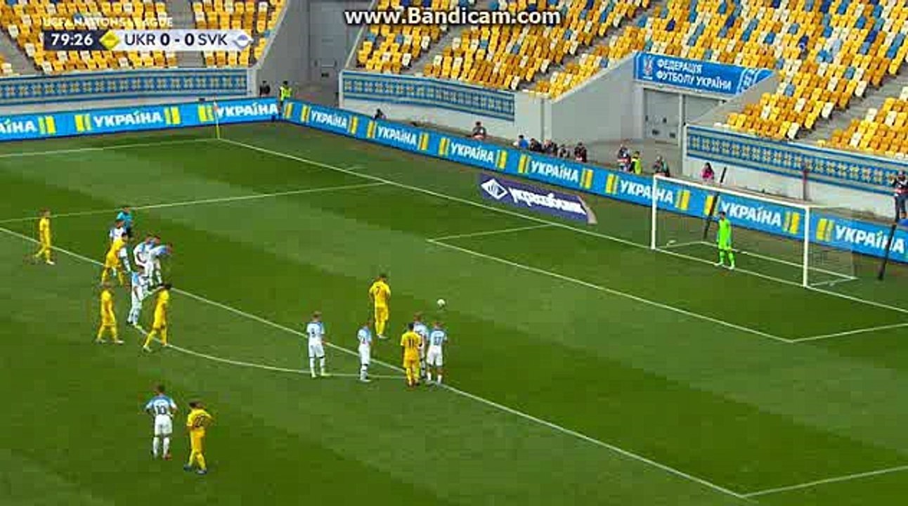 A.Yarmolenko  Penalty  Ukraine 1 - 0 Slovakia.09.09.2018