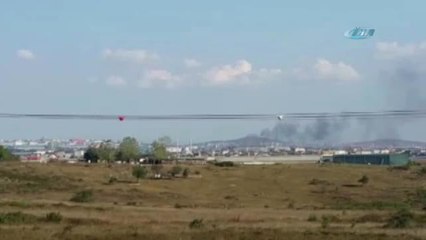 Market Zincirinin Deposunda Korkutan Yangın