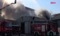 Tuzla'daki yangından ilk görüntüler