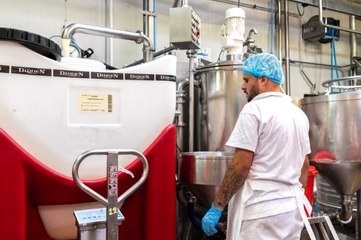 Visite de Didden, producteur belge de sauce