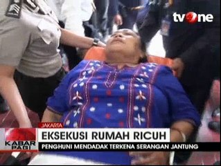 Ricuh Pengosongan Rumah Dinas Pensiunan PT Taspen