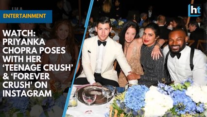 Watch: Priyanka Chopra poses with her ‘teenage crush’ & ‘forever crush' on Instagram