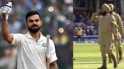 Download Video: India Vs England 5th Test: Virat kohli & Joe Root remembers Birtish Indian soldiers | वनइंडिया हिंदी