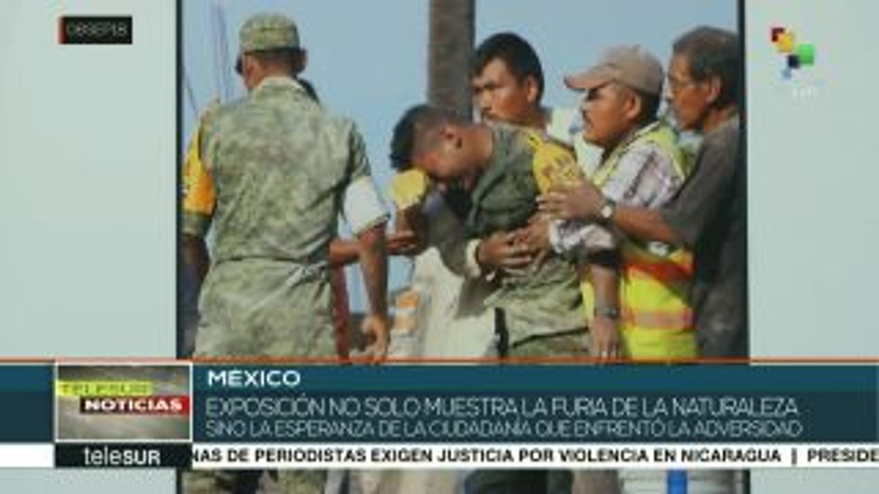 México: exposición "Sismos" recuerda los terremotos de 1985 y 2017