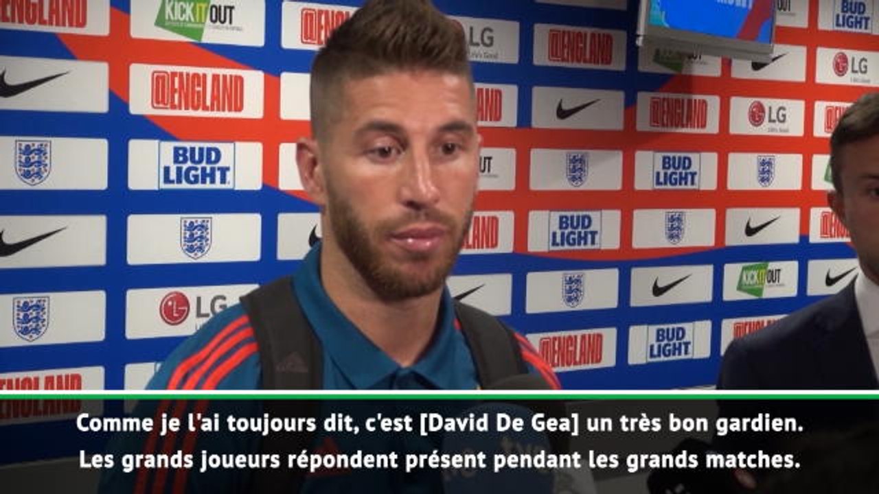 Espagne - Ramos : "De Gea est un très grand gardien qui a fait la différence"