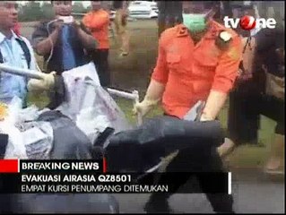 4 Kursi AirAsia Kembali Ditemukan dengan Penumpang Masih Pakai Seat Belt