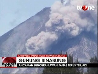 Aktivitas Gunung Sinabung Masih Tinggi