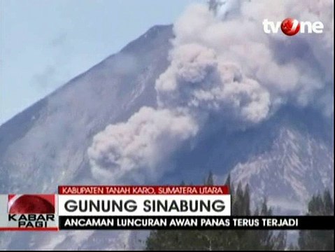 Aktivitas Gunung Sinabung Masih Tinggi