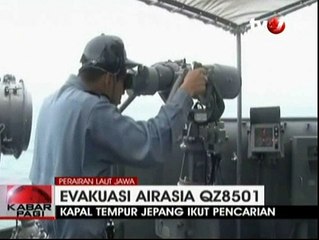 Kapal Tempur Jepang Dikerahkan Cari Pesawat Air Asia
