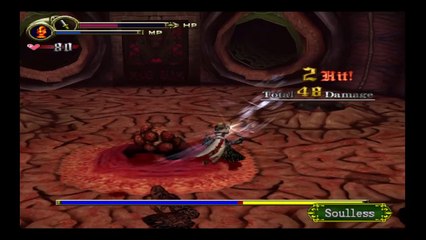 Castlevania Lament of innocence HD, Gampley Español 4,Derrotando a la Lombriz gigante y al Dopple Ganger