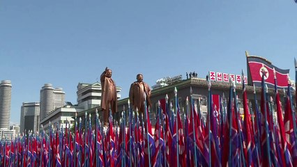 Desfile en Corea del Norte sin misiles intercontinentales