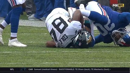 Keelan Cole gets up over Giants defenders for 31-yard catch