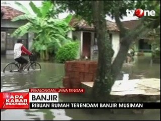 Ribuan Rumah di Pekalongan Terendam Banjir