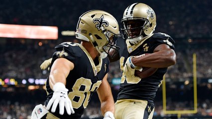 Michael Thomas sneaks past Bucs' D for TD