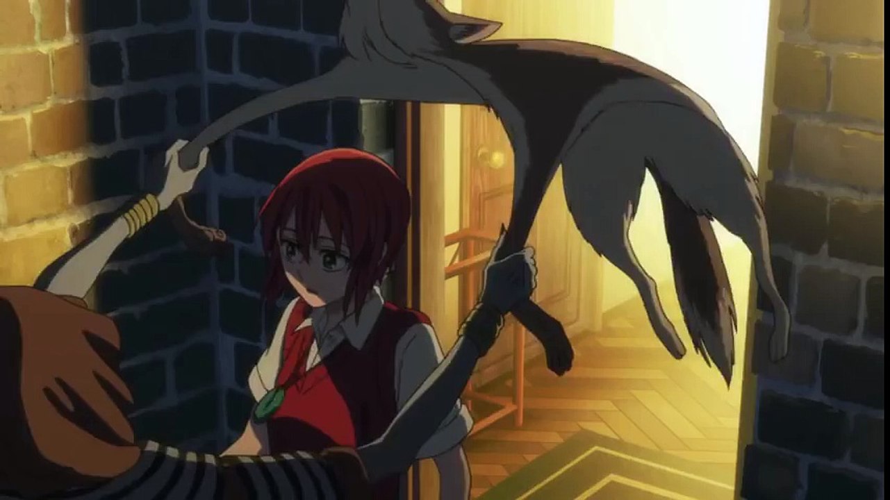 ENDING SCENE Ashen Eye Turns Chise To Fox Mahoutsukai No Yome Episode 13 Ancient Magus Bride 魔法使いの嫁, Cartoons tv hd 2019