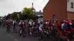 Tour Of Britain Bike Race Riders Pass Through Village