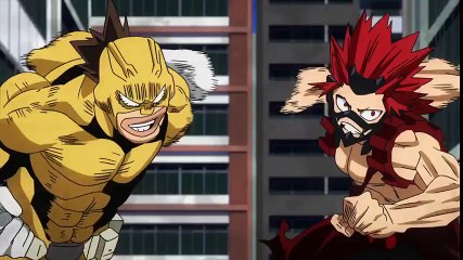 ORA ORA ORA By Kirishima And Sato JoJo's Reference IN Boku No Hero Academia Season 2 Episode 21, Cartoons tv hd 2019