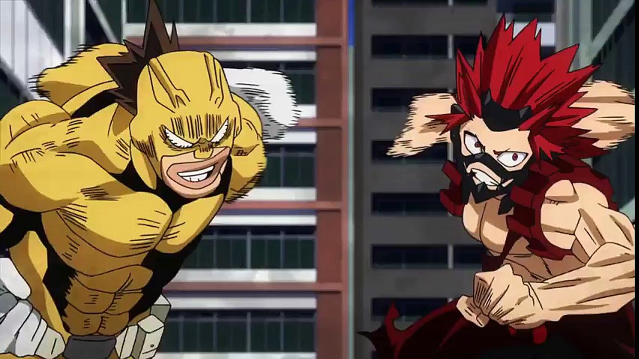 ORA ORA ORA By Kirishima And Sato JoJo's Reference IN Boku No Hero Academia Season 2 Episode 21, Cartoons tv hd 2019