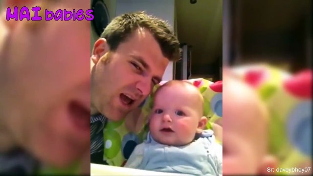 Like Father like Baby - Cute Babies trying to Copy Daddy Funny way Compilation