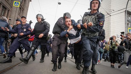 Protestos na Rússia em dia de eleições locais