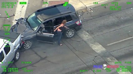 Une femme prend la fuite à plus de 160 kmh alors que son bébé est à l'interieur