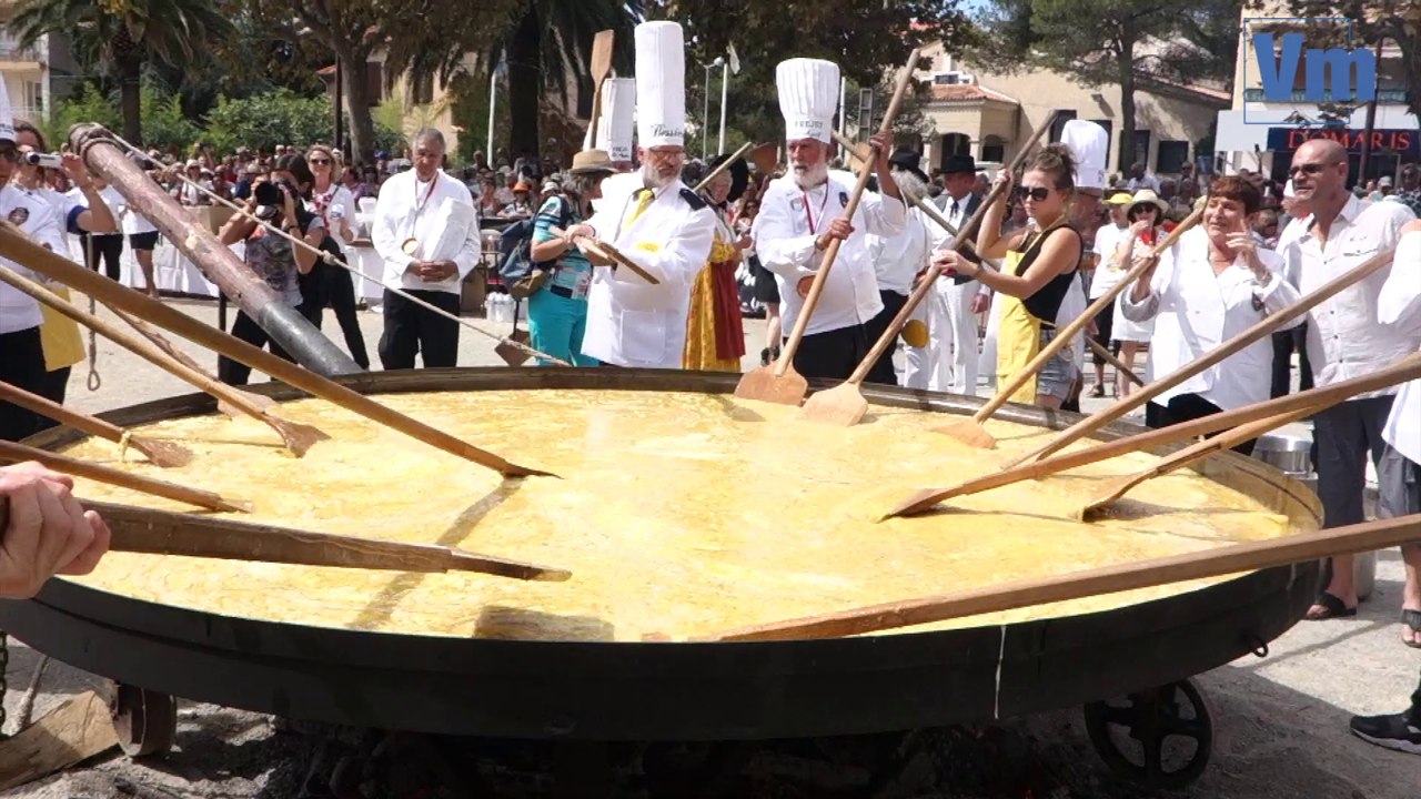 15.000 œufs cassés pour une omelette géante à Saint-Aygulf