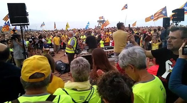 Discurs de Puigdemont als Lledoners