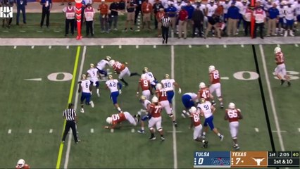 Tulsa vs Texas Football Highlights (2018)