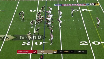 Brees lasers perfect sideline pass to Ginn Jr. for 28-yard TD